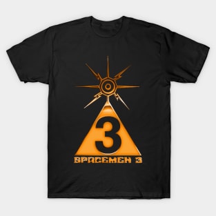 Spacemen 3 \/\/\/\ Gold Retro Fan Design T-Shirt
